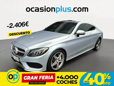 Usado Mercedes C250 204 CV (150 kW) 2016 Gris Coupe