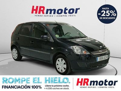 Usado Ford Fiesta Futura 90 CV (66 kW) 2008 Negro Utilitario