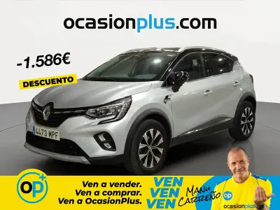 Usado Renault Captur Techno 90 CV (66 kW) 2024 Gris SUV