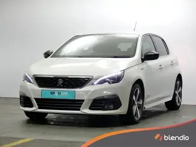 Usado Peugeot 308 GT-line 130 CV (95 kW) 2019 Blanco
