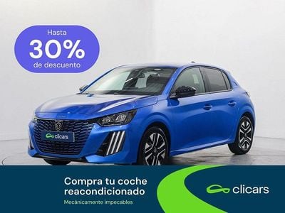 Usado Peugeot 208 Allure 100 CV (73 kW) 2024 Azul Utilitario