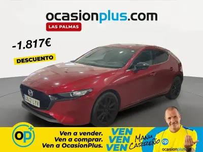 Usado Mazda 3 Homura-Line 122 CV (89 kW) 2022 Rojo