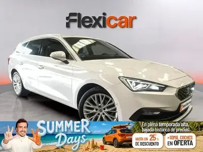 Usado Seat Leon FR 204 CV (150 kW) 2021 Blanco Familiar