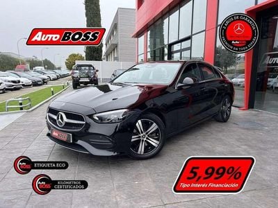 Usado Mercedes C200 163 CV (119 kW) 2022 Negro Berlina