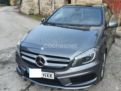 Usado Mercedes A200 AMG line 136 CV (100 kW) 2014 Gris / plata Utilitario