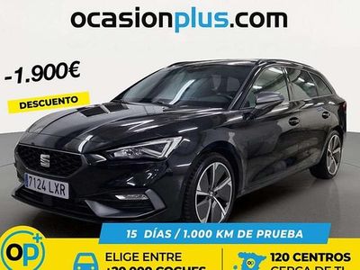 Usado Seat Leon ST FR 150 CV (110 kW) 2022 Negro Familiar