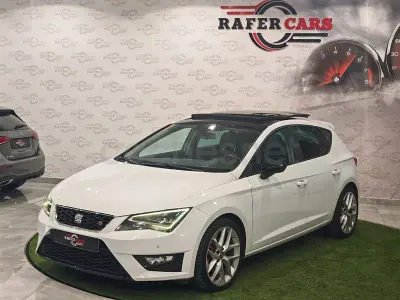 Usado Seat Leon FR 150 CV (110 kW) 2015 Blanco Berlina