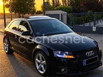Usado Audi A3 Ambition 140 CV (102 kW) 2007 Negro Utilitario