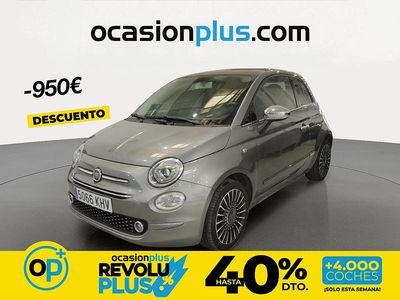 Usado Fiat 500 Lounge 69 CV (50 kW) 2018 Gris Utilitario