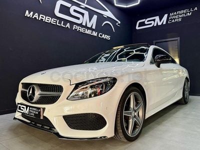 Usado Mercedes C200 184 CV (135 kW) 2016 Blanco Coupe
