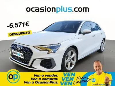 Usado Audi A3 S-Line 150 CV (110 kW) 2023 Blanco Berlina