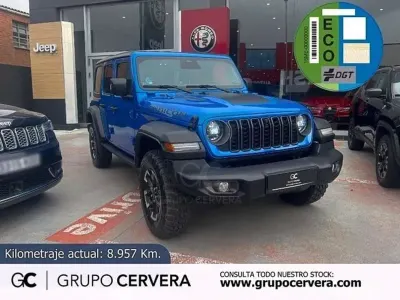 Usado Jeep Wrangler Unlimited Rubicon 272 CV (200 kW) 2024 Azul SUV