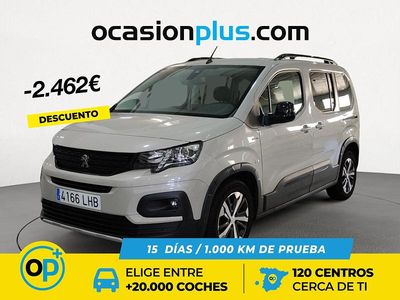 Usado Peugeot Rifter GT-line 100 CV (73 kW) 2020 Beige Monovolumen