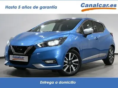 Usado Nissan Micra 92 CV (67 kW) 2021 Azul Utilitario