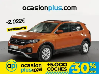 Usado VW T-Cross Advance 110 CV (80 kW) 2022 Naranja SUV
