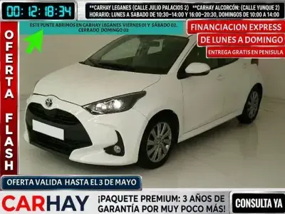Käytetty Toyota Yaris Hybrid Active 116 HP (85 kW) 2022 Valkoinen Viistoperä