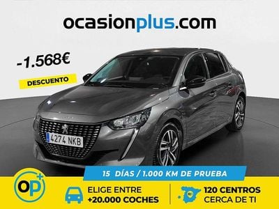 Usado Peugeot 208 Allure 100 CV (73 kW) 2023 Gris Utilitario