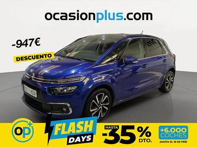 Azul Usado 2017 Citroën C4 Feel Monovolumen | 12.790 € (Un poco caro)