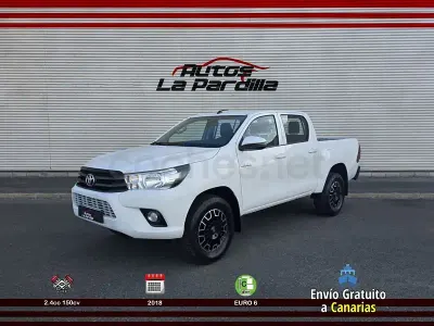 Usado Toyota HiLux 150 CV (110 kW) 2018 Blanco Pickup/Camioneta