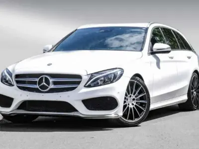 Usado Mercedes C250 AMG 211 CV (155 kW) 2016 Blanco Familiar