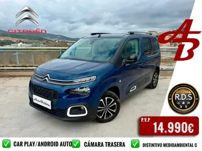 Usado Citroën Berlingo PureTech 110 CV (80 kW) 2019 Azul Monovolumen