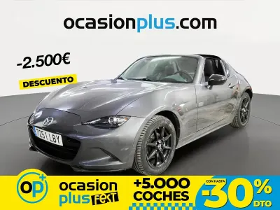 Usado Mazda MX5 132 CV (97 kW) 2019 Gris Descapotable