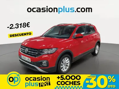 Käytetty VW T-Cross Advance 115 HP (84 kW) 2020 Punainen Katumaasturi