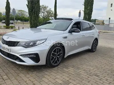 Usado Kia Optima GT-Line 136 HP (100 kW) 2019 Cinzento Carrinha