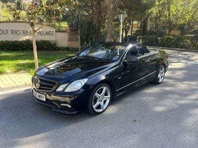 Negro Usado 2011 Mercedes E350 Descapotable | 19.400 € (Caro)
