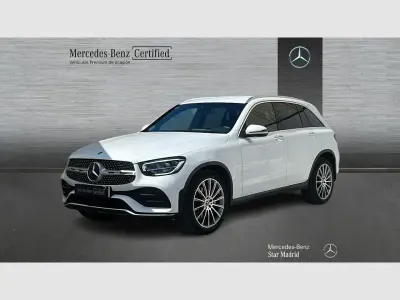 Usado Mercedes GLC200 AMG line 163 CV (119 kW) 2021 Blanco polar  pintura unicolor SUV