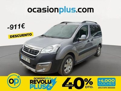 Usado Peugeot Partner Outdoor 100 CV (73 kW) 2016 Gris Monovolumen