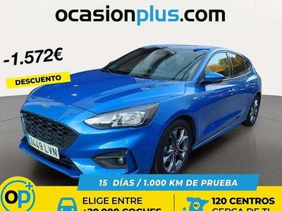 Usado Ford Focus ST-Line 125 CV (91 kW) 2021 Azul Utilitario