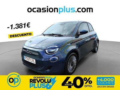 Usado Fiat 500e Icon 86 kW (118 CV) 2022 Azul Utilitario