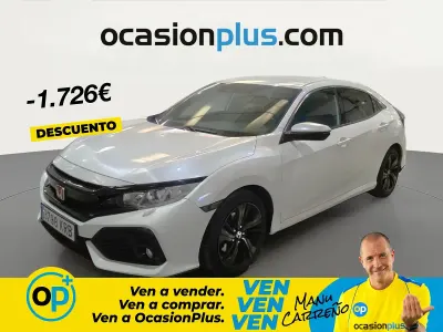 Usado Honda Civic Elegance 120 CV (88 kW) 2018 Blanco Berlina