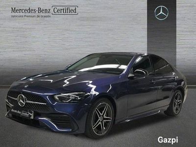 Usado Mercedes C200 AMG line 163 CV (119 kW) 2024 Azul sodalita Berlina