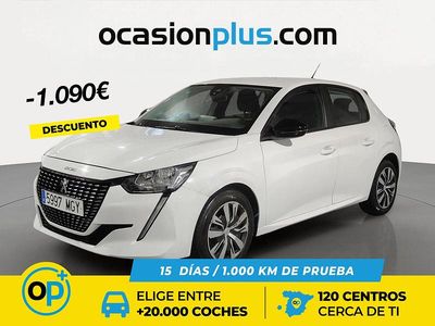 Usado Peugeot 208 Active 100 CV (73 kW) 2023 Blanco Utilitario