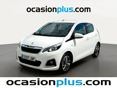 Usado Peugeot 108 Allure 82 CV (60 kW) 2016 Blanco Utilitario