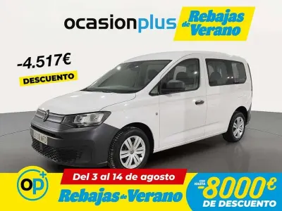 Usado VW Caddy 102 CV (75 kW) 2023 Blanco Monovolumen