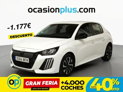 Usado Peugeot 208 Active 100 CV (73 kW) 2024 Blanco Utilitario