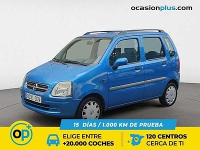 Usado Opel Agila 75 CV (55 kW) 2003 Azul Monovolumen
