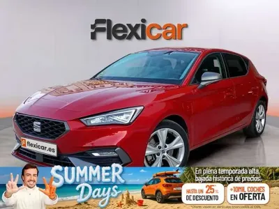 Usado Seat Leon FR 205 CV (150 kW) 2021 Rojo Utilitario