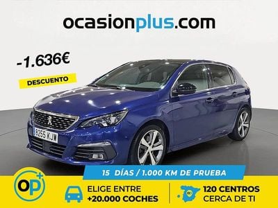 Azul Usado 2018 Peugeot 308 GT-line Berlina | 13.490 € (Precio justo)