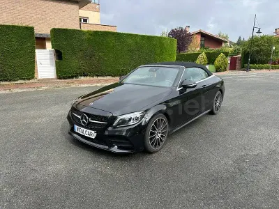 Usado Mercedes C220 194 CV (142 kW) 2021 Negro Descapotable