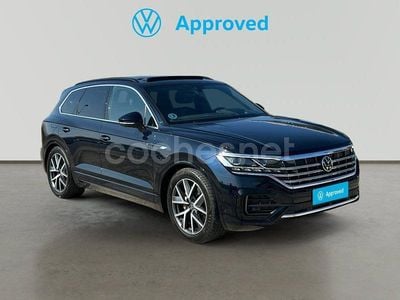 Usado VW Touareg R-line 286 CV (210 kW) 2022 Azul luz de luna efecto perla SUV