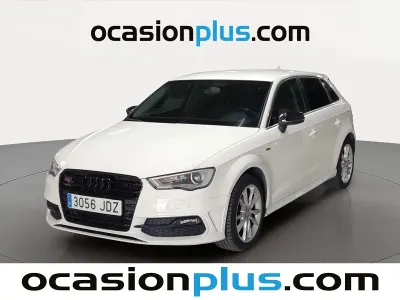Usado Audi A3 Sportback S-Line 125 CV (91 kW) 2015 Blanco Utilitario