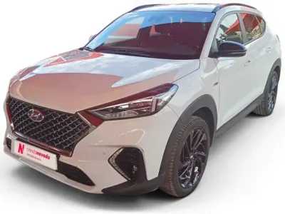 Usado Hyundai Tucson N Line 136 CV (100 kW) 2020 Blanco SUV