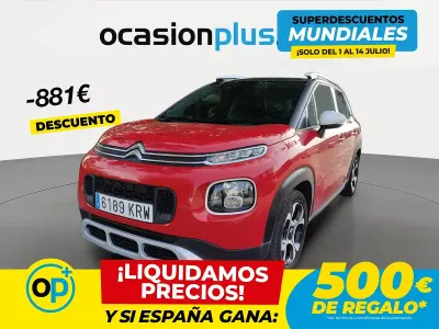 Usado Citroën C3 Aircross PureTech 110 CV (80 kW) 2018 Rojo SUV