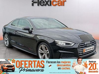 Usado Audi A5 190 CV (139 kW) 2017 Negro Coupe
