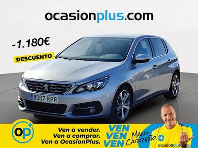 Usado Peugeot 308 Allure 130 CV (95 kW) 2018 Gris