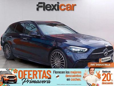 Usado Mercedes C220 200 CV (147 kW) 2022 Azul Familiar